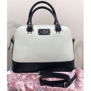 Kate Spade Two-tone Black and White Purse